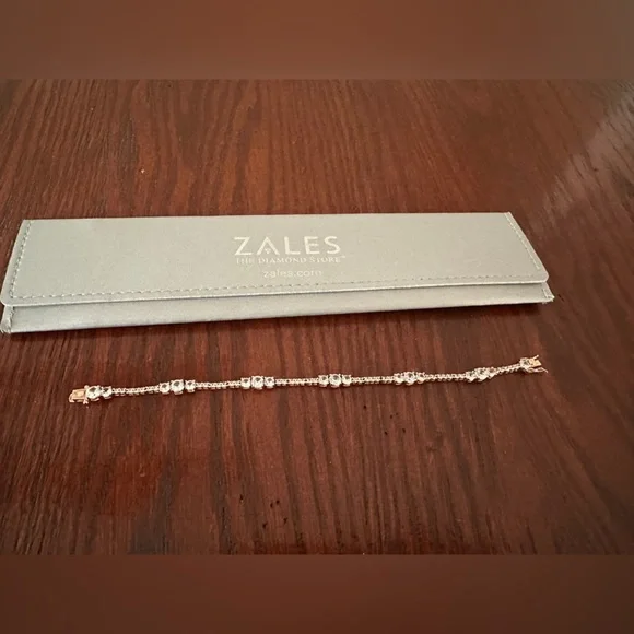 Jewelry Rose Gold Cubic Zirconia Bracelet From Zales Poshmark
